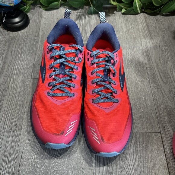 Brooks Cascadia 16 Womens Athletic Running Shoes Size 11 Pink Cobalt 1203631B647 - Picture 2 of 11